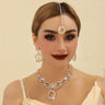 belvoraringelite - Cross-Border Foreign Trade Retro Jewelry Exaggerated Necklace Set Luxury Crystal Jewelry Banquet Dress Accessories Factory Direct Supply